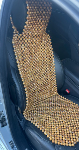 Kennisi wooden beaded car - wooden, seat