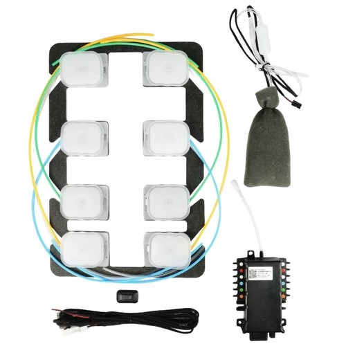 Car seat massage kit - car, built-in