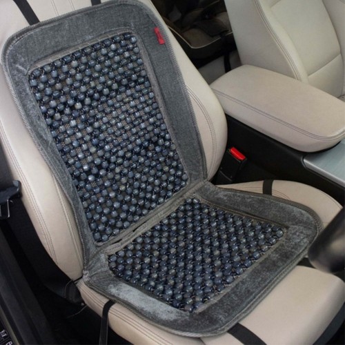 Car seat cover wooden - cover, beaded
