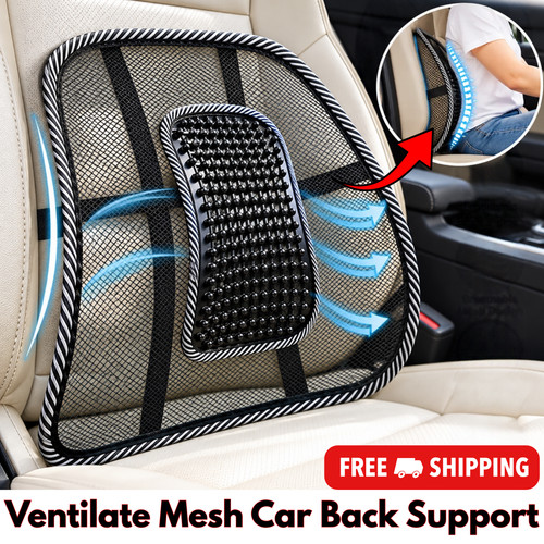 Mesh car seat lumbar back - mesh,