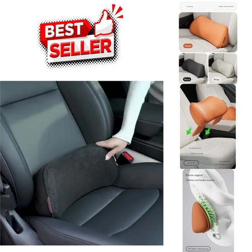 Memory foam car seat lumbar - memory,